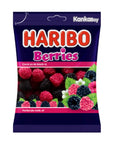 Haribo Berries Chewy Gummy Candy with Berry Flavors 80g