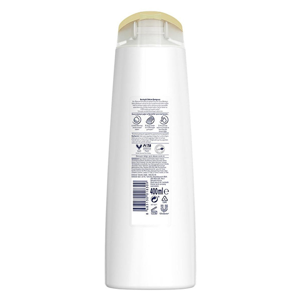 Dove Nourishing Shampoo for Dry Hair - Vegan, 100% Softness, 13.53 fl oz - view 5