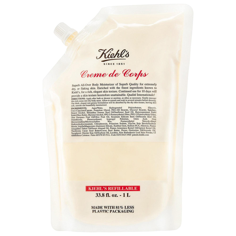 Kiehl's Crème de Corps: Ultra Hydrating Body Lotion with Squalane & Cocoa Butter - Non-Greasy Moisturizer for Dry, Soft Skin Kiehl's Hydrating Body Lotion: Soft, Smooth, Dry Skin Relief body lotion, hydrating body lotion, moisturizing lotion, dry skin lotion, squalane body lotion, cocoa butter lotion, non-greasy body lotion, body moisturizer, squalane, cocoa butter, almond oil, aloe, avocado oil, beta-carotene, intense hydration, soft skin, smooth skin, non-greasy formula, fast absorbing, daily use, skincar