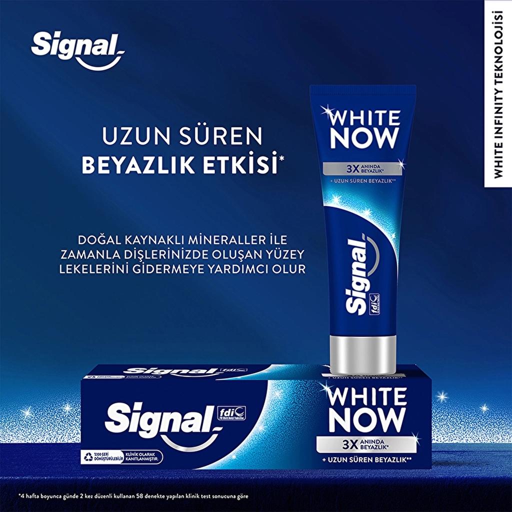 Signal White System &amp; White Now Original Toothpaste Set 2x75ml