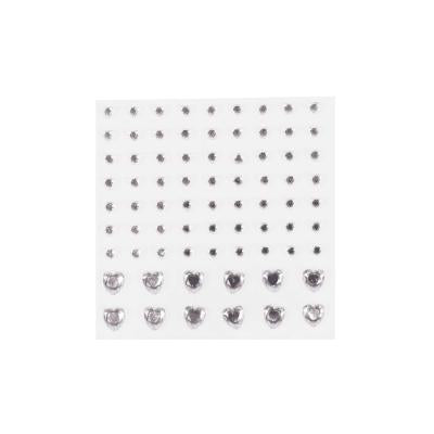 Nascita Face Jewels - 14 Pieces, Self-Adhesive Temporary Facial Decorations for Beauty and Makeup Accessories Nascita Face Jewels - 14 Pieces for Beauty & Makeup Face Jewels, Temporary Facial Decorations, Adhesive Face Gems, Makeup Accessories, Beauty Jewels, Festival Face Decorations, Party Makeup Accessories, Self-Adhesive Rhinestones for Face, Beauty Accessories, Glamour, Festival Accessories, Party Accessories, Cosplay Accessories