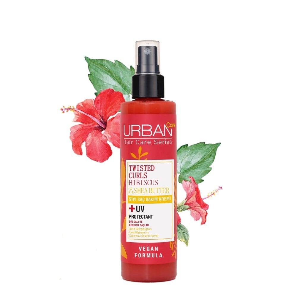 URBAN Care Twisted Curls Hibiscus &amp; Shea Butter Liquid Hair Care Cream for Curly &amp; Wavy Hair - Moisturizing, Nourishing, 200ml - image 3