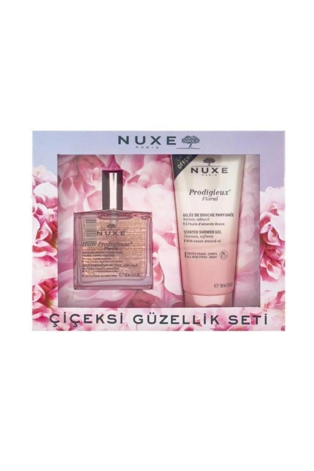 Nuxe Prodigieux Floral Beauty Set - Luxurious Skincare Gift with Huile de Prodigieuse & Shower Gel Nuxe Prodigieux Floral Beauty Set - Luxurious Skincare Gift Nuxe Prodigieux, Floral Beauty Set, Skincare Gift Set, Natural Skincare Products, Luxurious Shower Gel and Oil Set, Gift for Her, Skincare Routine, Floral Skincare, Nuxe Gift Set, Beauty Set, Skincare Essentials
