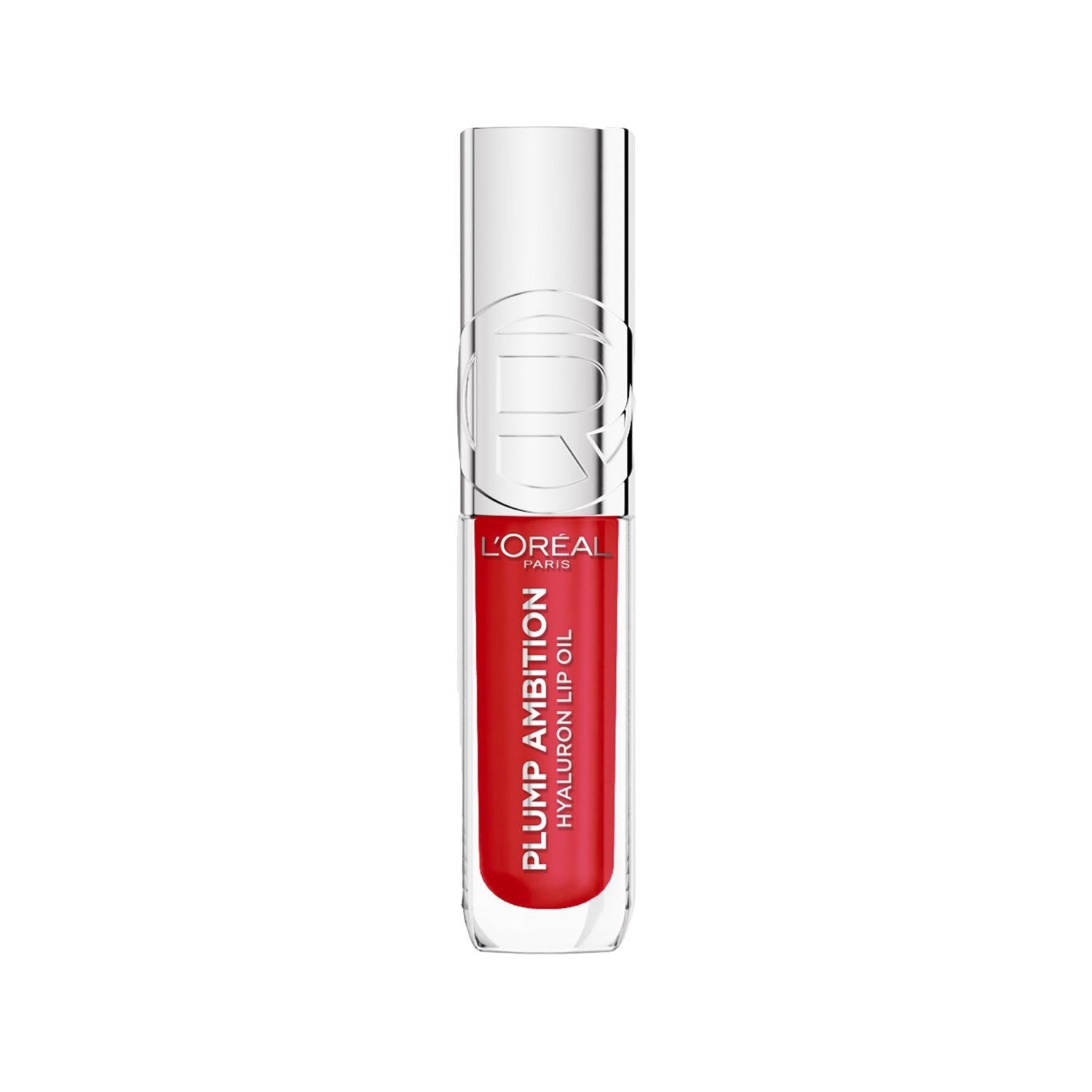 Loreal Paris Plump Ambition Hyaluron Lip Oil - Nourishing & Moisturizing Lip Care for Dry Lips, 380 Rouge In Lov Loreal Paris Hyaluron Lip Oil - Moisturizing Lip Care Loreal Paris Lip Oil, Hyaluronic Lip Care, Lip Moisturizer, Rouge In Lov Lip Gloss, Besleyici Dudak Parlatıcısı, Lip Care Product, Cosmetic, Beauty Product, Hyaluronic Acid, Nourishing Lip Care, Moisturizing Lip Oil, Dry Lip Solution, Lip Hydration