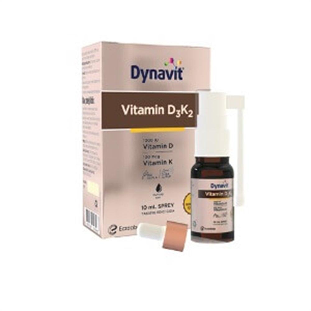 Dynavit Vitamin D3 & K2 Liquid Support Spray 10 ml