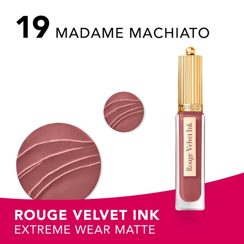 Bourjois Rouge Velvet Ink Liquid Lipstick 19 Madame Machiato