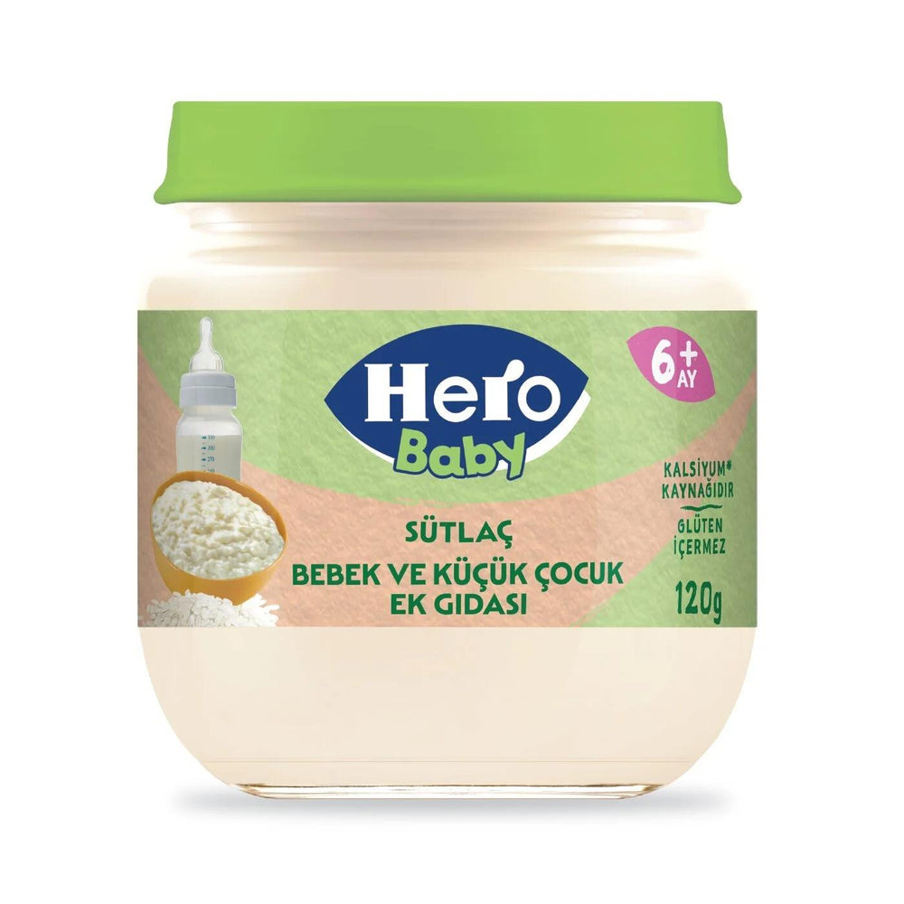 Hero Baby Rice Pudding Jar Food for Babies 120g