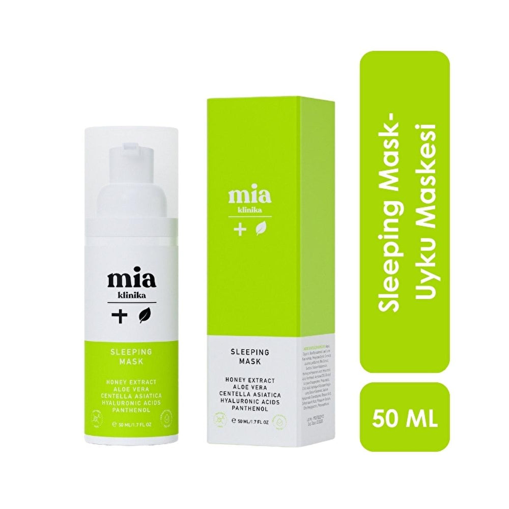 Mia Klinika Panthenol Face Moisturizing Mask - Hydrating Anti-Aging Night Mask with Panthenol - Face Mask