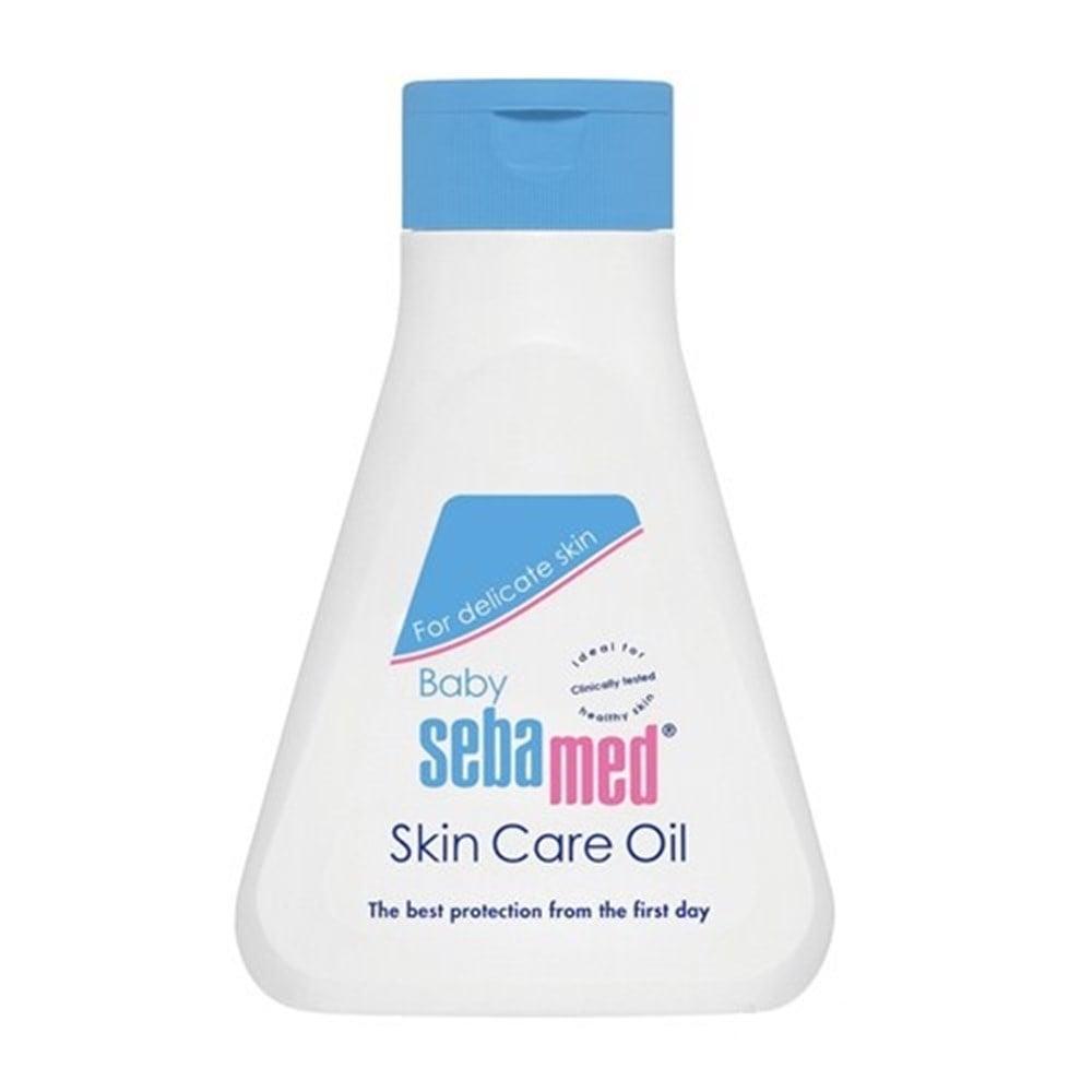 sebamed-skin-care-oil-150ml-bottle, application-of-sebamed-baby-oil, sebamed-oil-texture Sebamed Skin Care Oil - Gentle Baby Care | 150ml Sebamed Skin Care Oil 150ml - Gentle Baby Care sebamed, baby-oil, skin-care, moisturizer, newborn-care, mom-care, gentle-hydration, ai-generated, chamomile, wheat-germ-oil