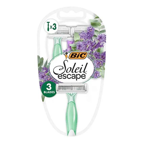 Bic Women's Disposable Razor - 3-Blade Lavender & Eucalyptus Scented for Sensitive Skin Bic 3-Blade Women's Razor - Lavender & Eucalyptus Scent Women's Disposable Razor, Lavender Scented Razor, Eucalyptus Fragranced Shaving, Sensitive Skin Shaving, 3 Blade Razor for Women, Disposable Shaving Razor, Women's Shaving, Lavender and Eucalyptus, Moisturizing Shaving, Ergonomic Handle Razor, Pivoting Head Razor, Gentle Shaving for Women