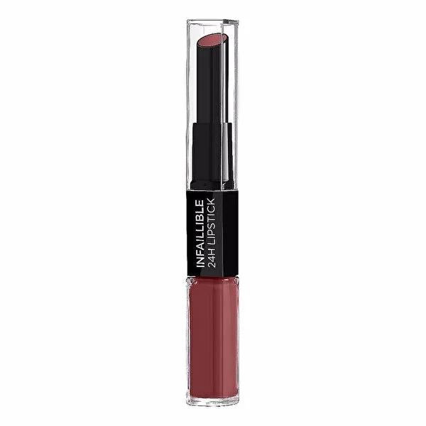 L'Oréal Paris Infaillible 24-Hour Long-Lasting Liquid Lipstick with Moisturizing Balm - 801 Toujours Toffee L'Oréal Paris Infaillible 24-Hour Lipstick - 801 Toujours Toffee long-lasting lipstick, liquid lipstick, moisturizing lip balm, 24-hour lip color, mask-friendly makeup, L'Oréal Paris, Infaillible, lip care, cosmetics, beauty products, durable lip makeup, moisturizing lip products