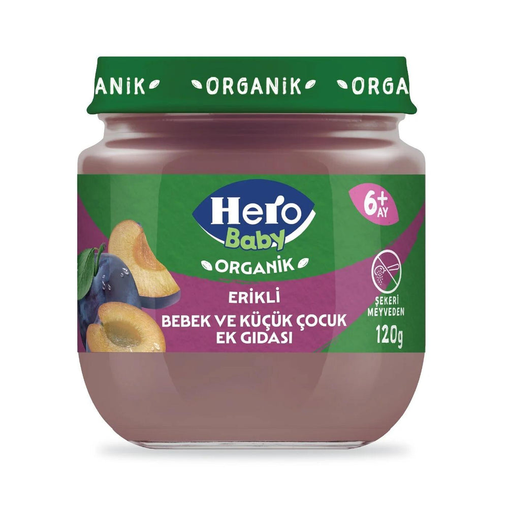 Hero Baby Organic Plum Puree Baby Food 120g