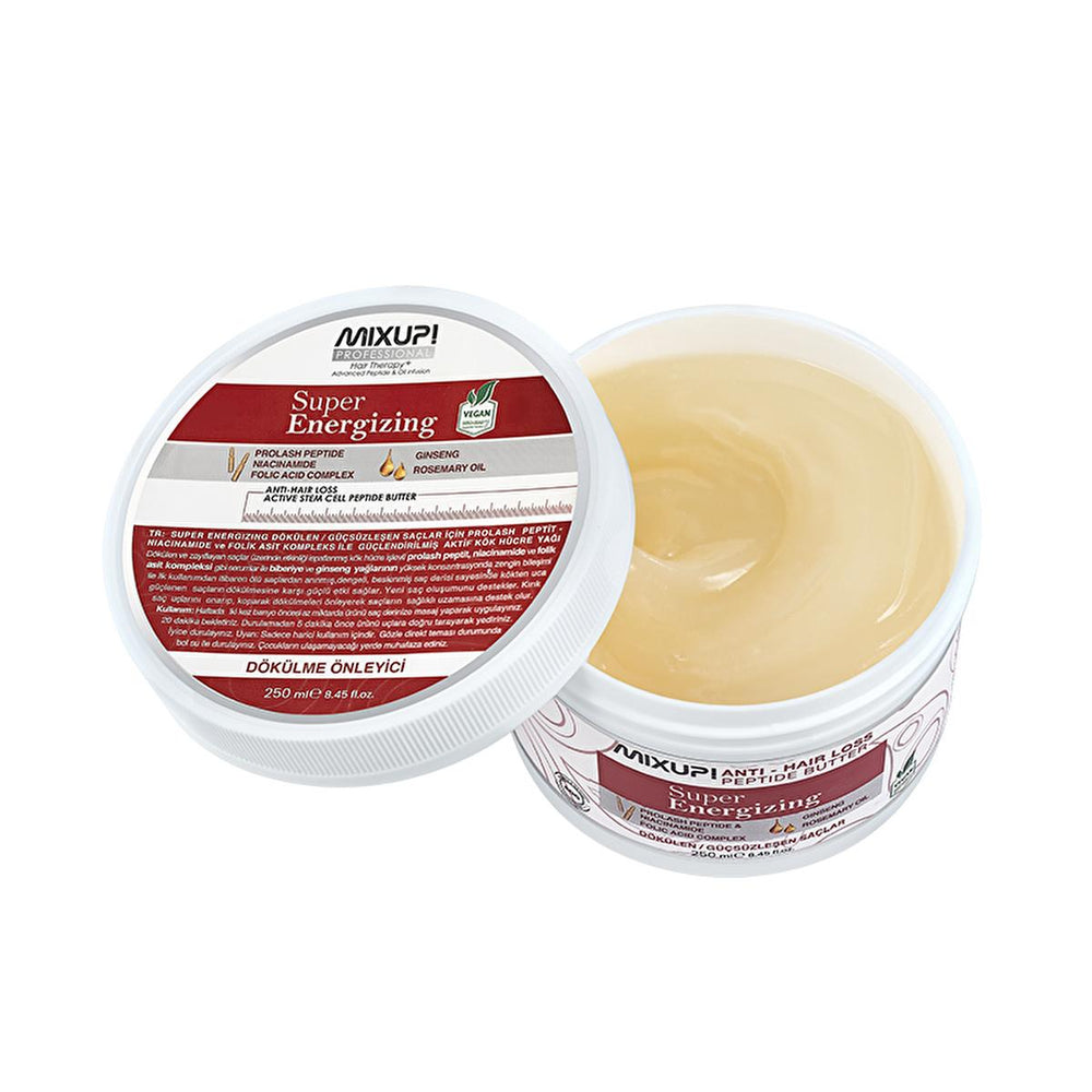 Mixup! Super Energizing Hair Growth Oil: Anti Hair Loss Treatment with Peptide, Rosemary & Ginseng Oil for Fast Hair Growth & Breakage Repair, 250ml Mixup! Hair Growth Oil: Anti Hair Loss Treatment | Peptide & Rosemary hair loss treatment, hair growth oil, anti hair loss oil, peptide hair oil, rosemary oil for hair growth, ginseng oil for hair, hair strengthening oil, hair breakage repair, dökülme önleyici, hızlı saç uzatma, hair oil, hair care, hair growth, anti-hair loss, peptide, rosemary oil, ginseng oi