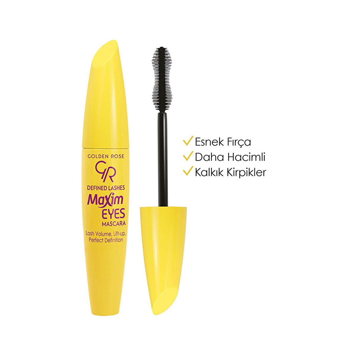 Golden Rose Maxim Eyes Mascara - Defined Lashes, Voluminous Eyelashes, Unique Formula & Flexible Brush Golden Rose Maxim Eyes Mascara - Voluminous Lashes Mascara, Defined Lashes, Golden Rose, Maxim Eyes Mascara, Voluminous Eyelashes, Eye Makeup, Cosmetics, Beauty Products, Makeup Essentials, Lash Enhancement, Eye Enhancement