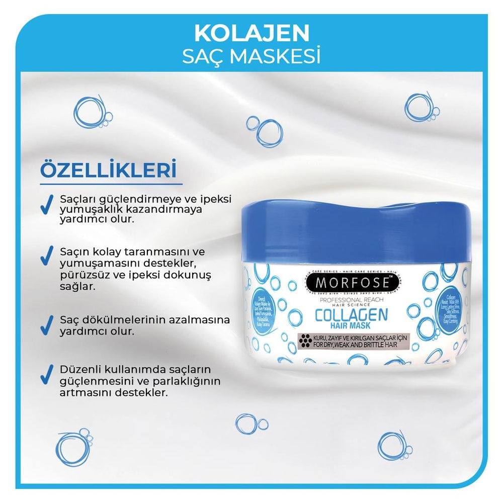 Morfose Collagen Hair Mask for Strengthening and Shine 250 ml