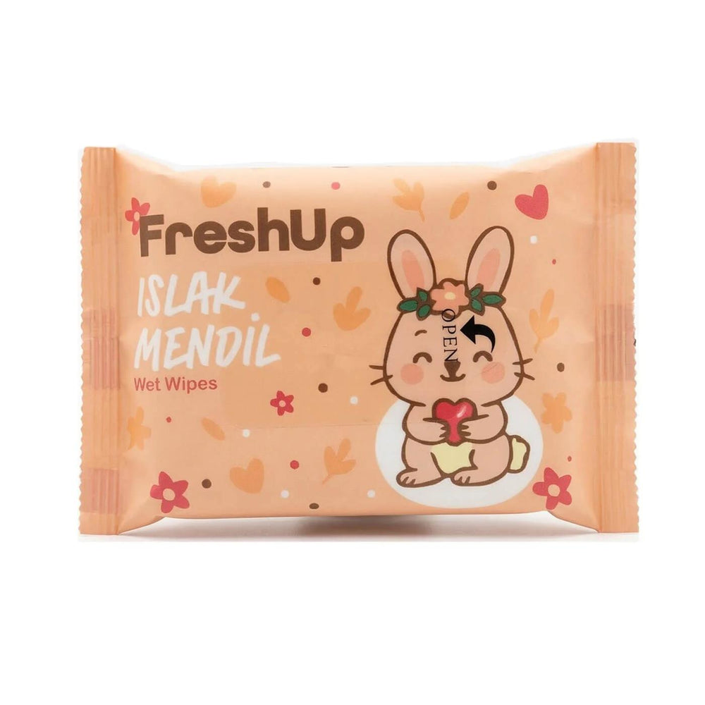Fresh Up Mini Wet Wipes for Gentle Cleansing 20 Count