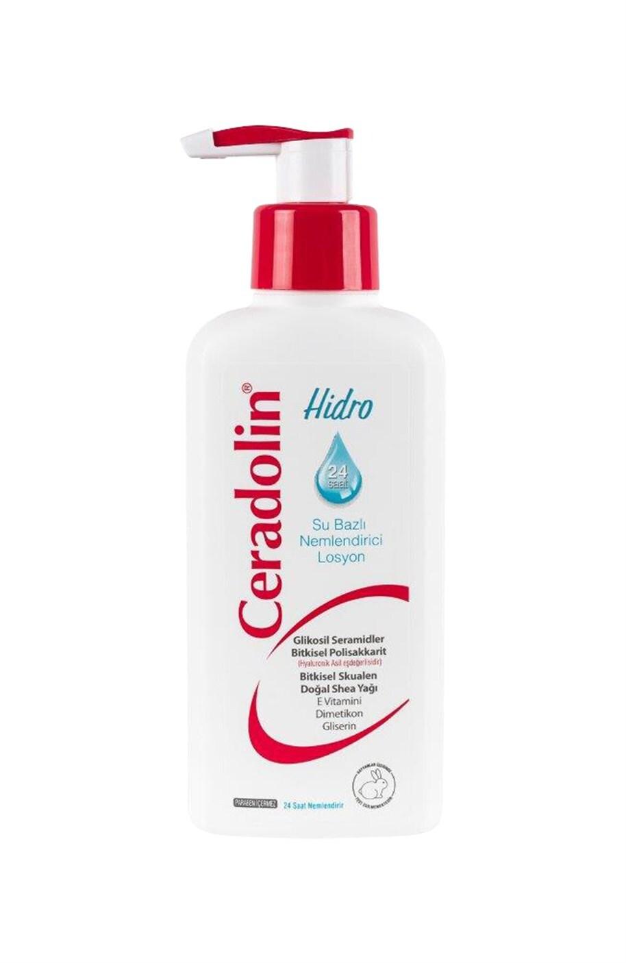 Ceradolin Moisturizing Lotion - Water-Based Body Care Moisturizer for Dry Skin, Non-Greasy, 6.76 fl oz - Face Cream