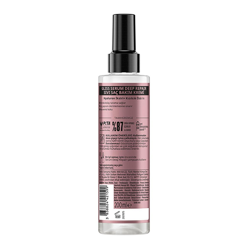 Gliss Deep Repair Hair Serum - Protein Complex & Fig Extract for Damaged Hair, 200ml - view 9