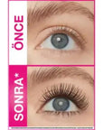 Maybelline New York Lash Sensational Firework Mascara - Waterproof, Volumizing, Lengthening Mascara for Dramatic Eye Makeup Maybelline Lash Sensational Firework Mascara - Waterproof & Volumizing Maybelline New York Lash Sensational Firework Mascara, waterproof mascara, volumizing mascara, lengthening mascara, intense black mascara, dramatic eye makeup, long-lasting mascara, special brush design, Carbon Black pigments, elastic polymers, film-forming agents, cosmetic, eye makeup, beauty product, makeup essent