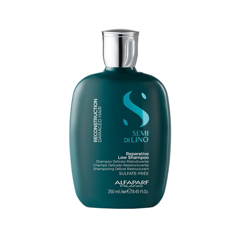Alfaparf Semi Di Lino Reconstructive Shampoo for Damaged Hair - 250ml, Repair & Strengthen - Shampoo