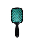 Janeke Superbrush Detangling Hair Brush Black & Green