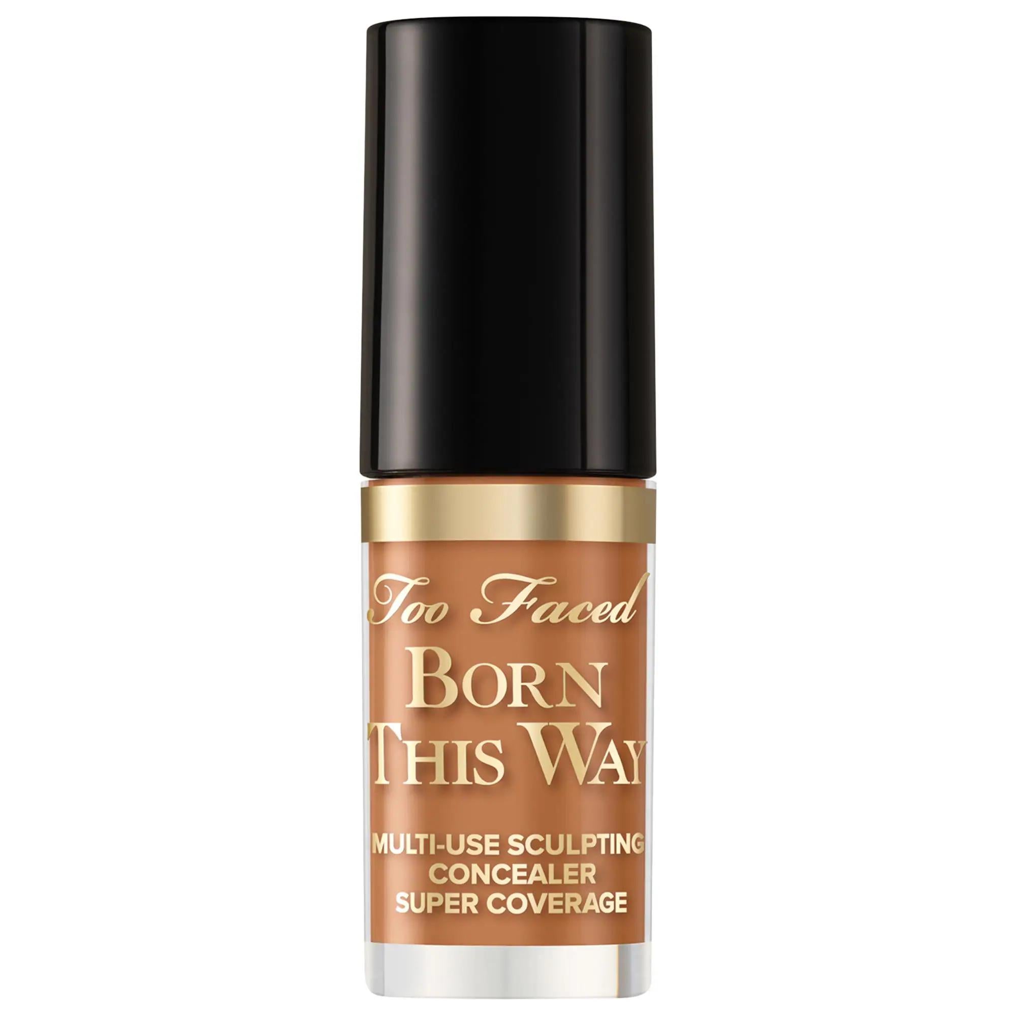 Too Faced Mini Born This Way Concealer: Full Coverage, Natural Finish, Hydrating, Vegan, & Cruelty-Free! Multi-Use Concealer for Contouring Too Faced Born This Way Concealer: Full Coverage & Natural Finish full coverage concealer, natural finish concealer, hydrating concealer, multi-use concealer, vegan concealer, cruelty-free concealer, long wearing concealer, born this way concealer, concealer for blemishes, concealer for contouring, Concealer, makeup, cosmetics, mini size, full coverage, natural finish, 
