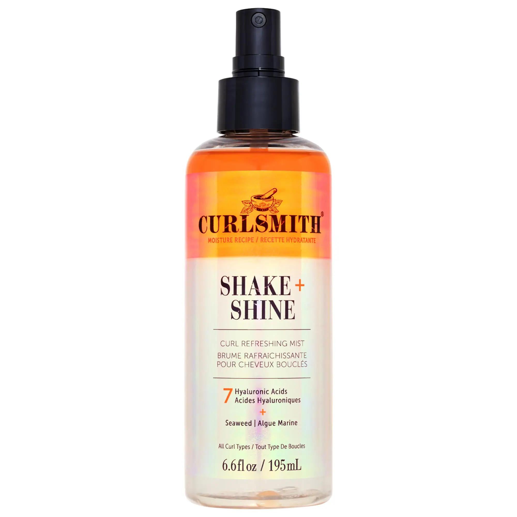 Shake & Shine Curly Hair Mist with Hyaluronic Acid - Refresh & Moisturize Wavy, Curly & Coily Hair Shake & Shine Curly Hair Mist - Refresh & Moisturize Curls curly hair mist, hyaluronic acid hair care, curl refreshing spray, vegan hair products, sulfate-free hair mist, curly hair care, hair moisturizer, frizz control, clean beauty, ethical hair care, wavy hair products, coily hair products, hair hydration, curl definition, lightweight hair mist