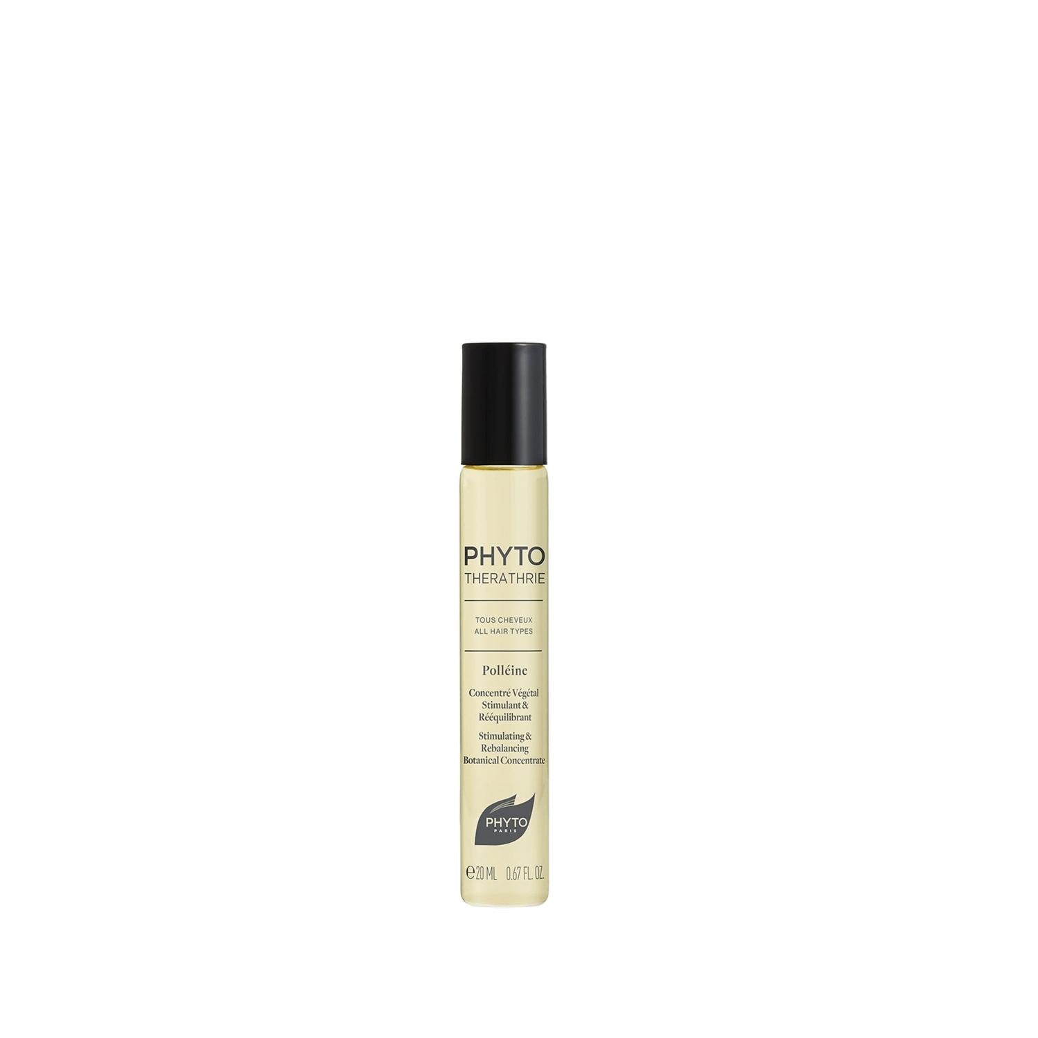 PHYTO Phytopolleine Herbal Scalp Care - Natural Hair Treatment for Scalp Health - 0.68 fl oz PHYTO Phytopolleine Scalp Care - Natural Hair Treatment PHYTO Phytopolleine, herbal scalp care, natural hair care, scalp health product, botanical hair treatment, hair care, natural scalp treatment, PHYTO brand, Phytopolleine line, 20 ml, travel size hair care, gentle scalp care, natural hair treatment