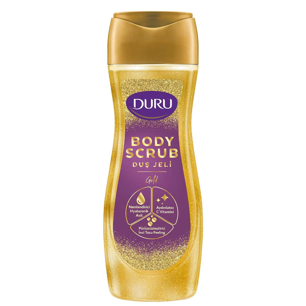 Duru Body Scrub Gold Exfoliating Shower Gel 650 ml