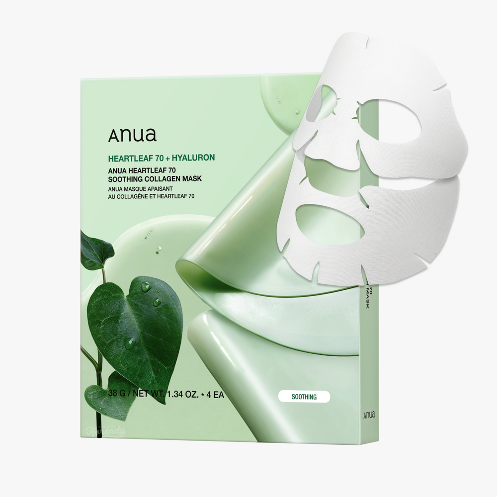 Anua Collagen Mask Heartleaf 70 Soothing 4 Pack