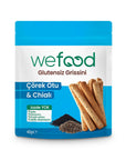 Wefood Gluten-Free Grissini with Black Cumin & Chia 40g
