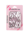 Nascita Metallic Pink Square Compact Mirror, Portable, 1 Count