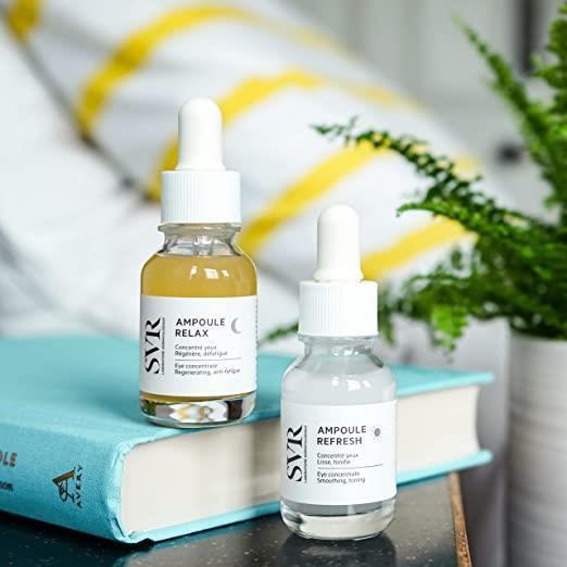 SVR Ampoule Refresh: Anti-Wrinkle Eye Cream - Reduce Fine Lines, Moisturize & Refresh Sensitive Skin - Caffeine + Metal Applicator SVR Eye Cream: Anti-Wrinkle, Refreshing, & Moisturizing eye cream, anti-wrinkle eye cream, moisturizing eye cream, eye cream for sensitive skin, eye cream for fine lines, caffeine eye cream, svr eye cream, refreshing eye cream, eye cream with metal applicator, eye concentrate, wrinkle reducer, fine lines, dark circles, puffiness, sensitive skin, skincare, beauty, moisturizing, h