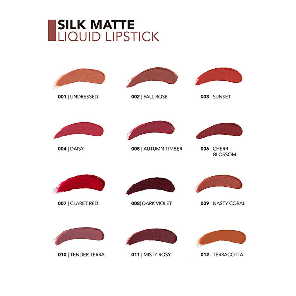 Flormar Silk Matte Liquid Lipstick - Long-Lasting Matte Finish, Nourishing Formula - view 2