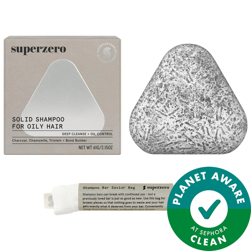Superzero Deep Clean & Oil Control Charcoal Shampoo Bar: Detoxify Oily Hair & Scalp for Volume, Shine & Sustainable Hair Care Superzero Charcoal Shampoo Bar: Oil Control, Vegan, Eco-Friendly Shampoo bar for oily hair, Charcoal shampoo bar, Oil control shampoo, Vegan shampoo bar, Sulfate-free shampoo, Eco-friendly shampoo bar, Sustainable hair care, Shampoo bar for oily scalp, Fragrance-free shampoo bar, Detox shampoo bar, oily hair, oily scalp, vegan, cruelty-free, gluten-free, sustainable, eco-friendly, ze