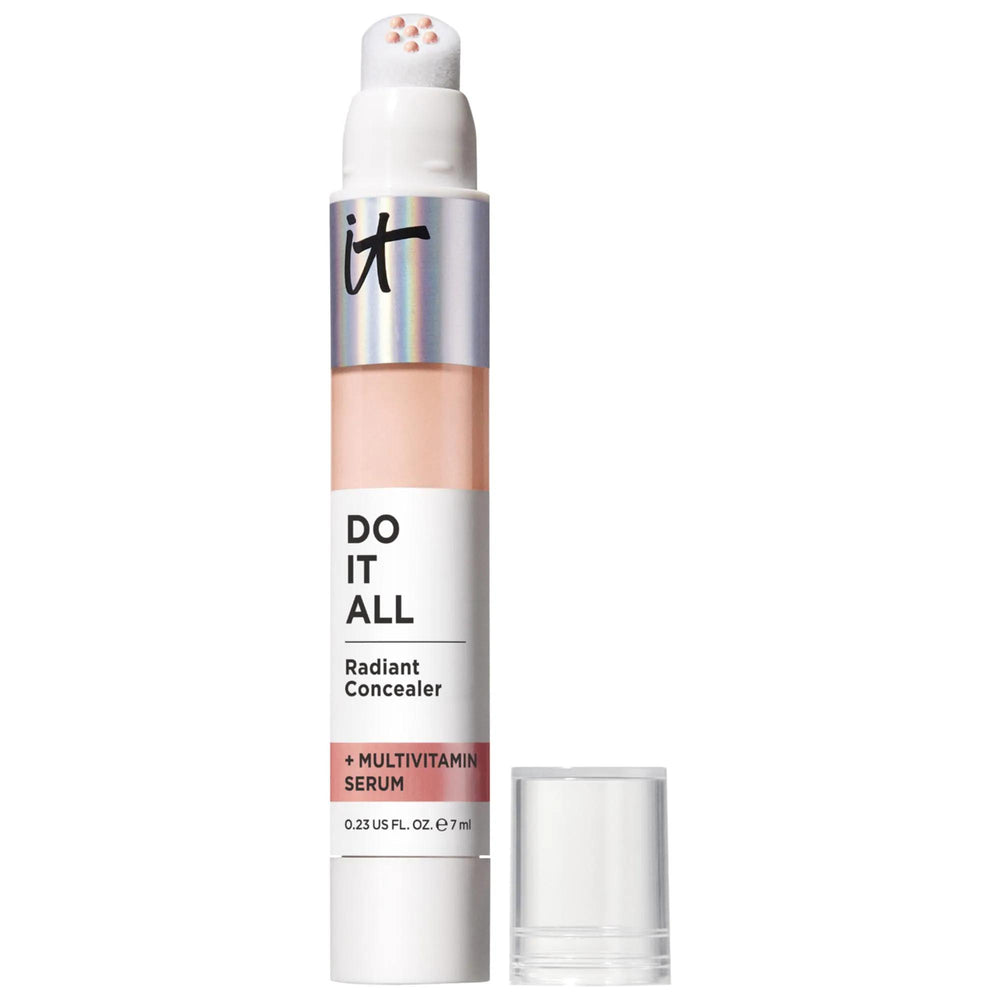 Do It All Radiant Concealer: Medium Coverage, Hydrating, Plumping & Brightening - Vitamin Enriched & Crease-Proof for Flawless Skin Do It All Radiant Concealer: Medium Coverage, Hydrating & Plumping radiant concealer, medium coverage concealer, hydrating concealer, plumping concealer, brightening concealer, vitamin enriched concealer, crease proof concealer, serum concealer, hyaluronic acid concealer, makeup for flawless skin, concealer, makeup, face makeup, skincare, luminous finish, vitamins B5, vitamin E