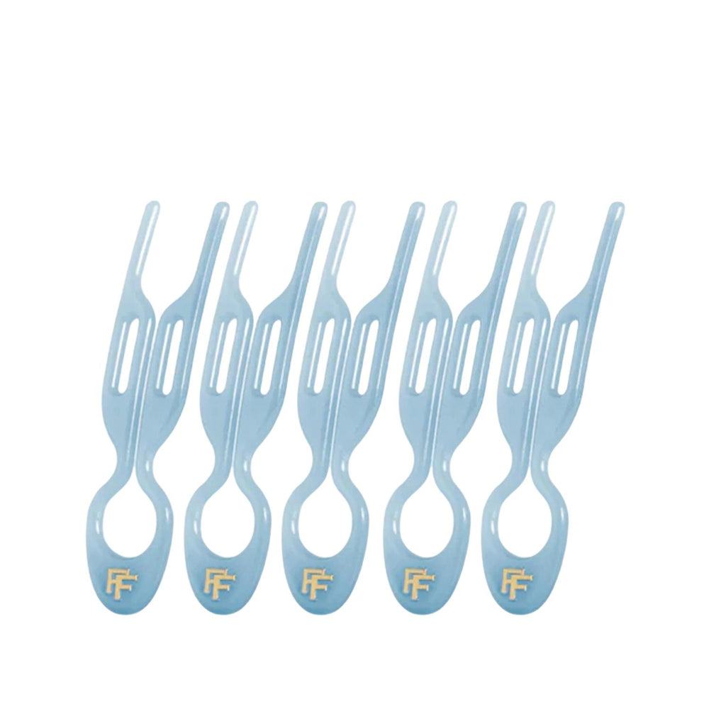 Fiona Franchimon No. 1 Hairpin Sky Blue Gentle Hold 5-Pack