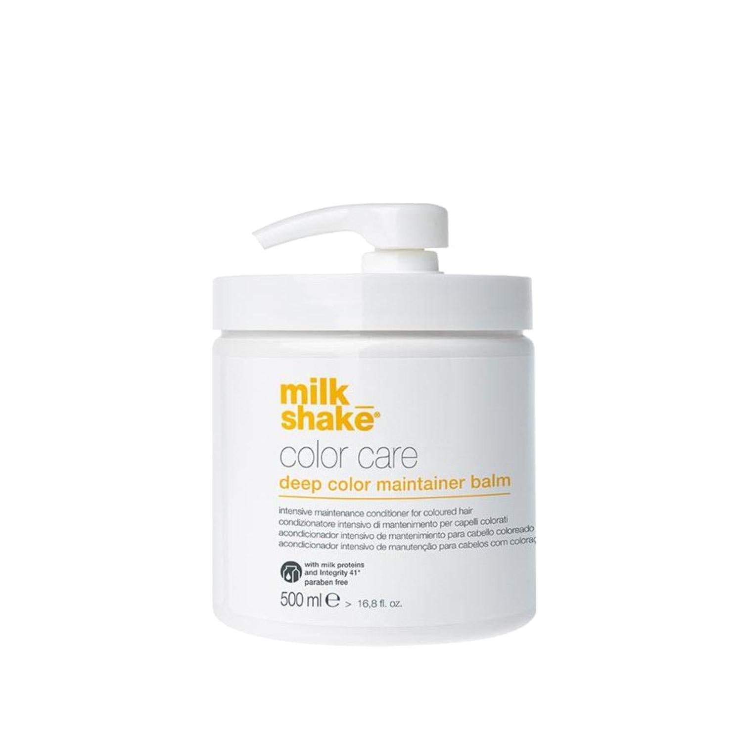 milk_shake Color Care Deep Color Maintainer Hair Conditioner - 500ml, Color-Protecting Formula for Vibrant Hair milk_shake Color Care Conditioner for Vibrant Hair color care hair product, deep color maintainer, hair conditioner, color-protecting hair care, milk_shake hair products, hair color maintenance, color-protecting conditioner, vibrant hair color, long-lasting hair color, moisturizing hair conditioner, nourishing hair care, healthy hair products