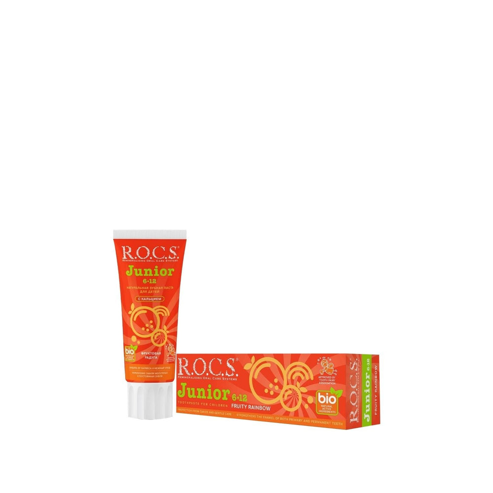 ROCS Junior Toothpaste - Fruity Rainbow Flavor | 60 ml - image 2