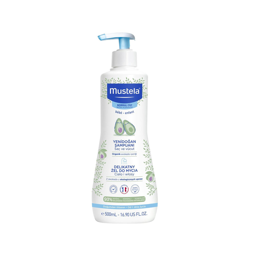 Mustela Dermo-Cleansing Hair and Body Cleansing Gel - Gentle, Dermatologically Tested, 16.91 fl oz Mustela Dermo-Cleansing Gel - Gentle & Dermatologically Tested Mustela Dermo-Cleansing Gel, gentle hair and body wash, dermatologically tested cleansing gel, sensitive skin care products, baby body wash, Mustela, gentle cleansing, baby care, sensitive skin, dermo-cleansing, hair and body gel
