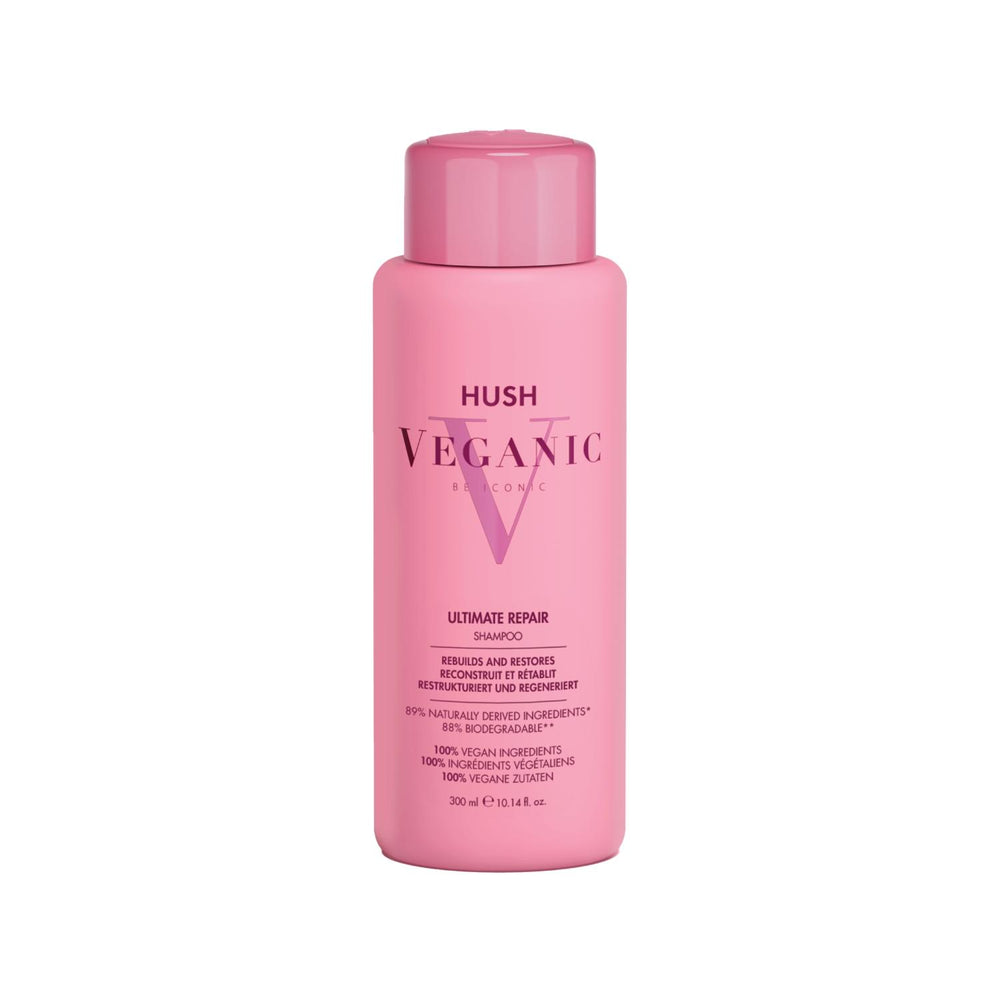 Hush Veganic Ultimate Repair Shampoo for Damaged Hair 300 ml