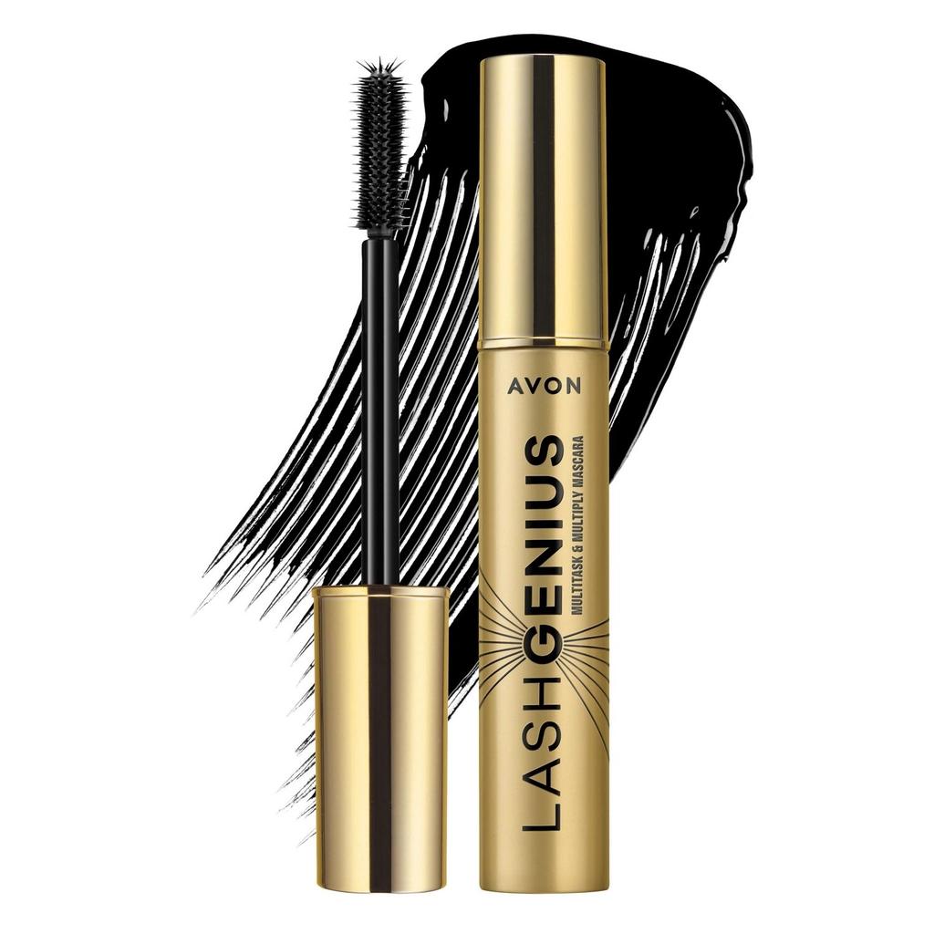 Avon Lash Genius Mascara for 5-in-1 Lash Benefits Blackest Black 10ml