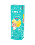 ROCS Baby Toothpaste, 45g - Natural Banana Flavor, Fluoride-Free & SLS-Free for Infants & Toddlers ROCS Baby Toothpaste - Natural & Safe for Infants baby toothpaste, infant oral care, fluoride-free toothpaste, SLS-free toothpaste, natural baby toothpaste, banana flavored toothpaste for babies, gentle oral care, non-toxic toothpaste, baby oral hygiene, toddler toothpaste, safe toothpaste for infants