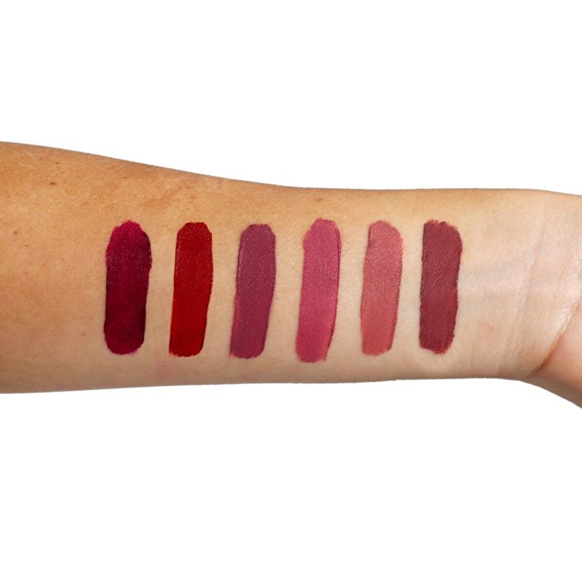 theBalm Meet Matte Hughes Special Delivery Lipstick Set: 6 Nude Liquid Lipsticks, Long-Lasting &amp; Smudge-Proof Formula theBalm Meet Matte Hughes: Nude Liquid Lipstick Set liquid lipstick set, matte lipstick nude, long lasting lipstick, smudge proof lipstick, theBalm lipstick, mini lipstick set, nude lipstick set, makeup gift set, lipstick sampler, Meet Matte Hughes, lipstick set, matte lipstick, nude lipstick, long lasting, smudge proof, theBalm, mini lipstick, makeup gift, lipstick sampler, lip color, lip m