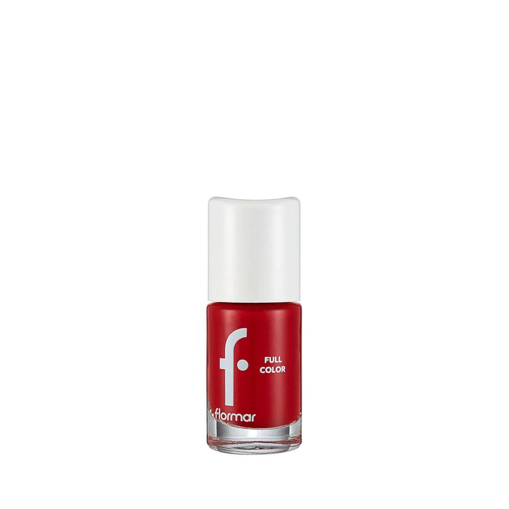 Flormar Full Color Nail Polish High Pigment Optimistic Red