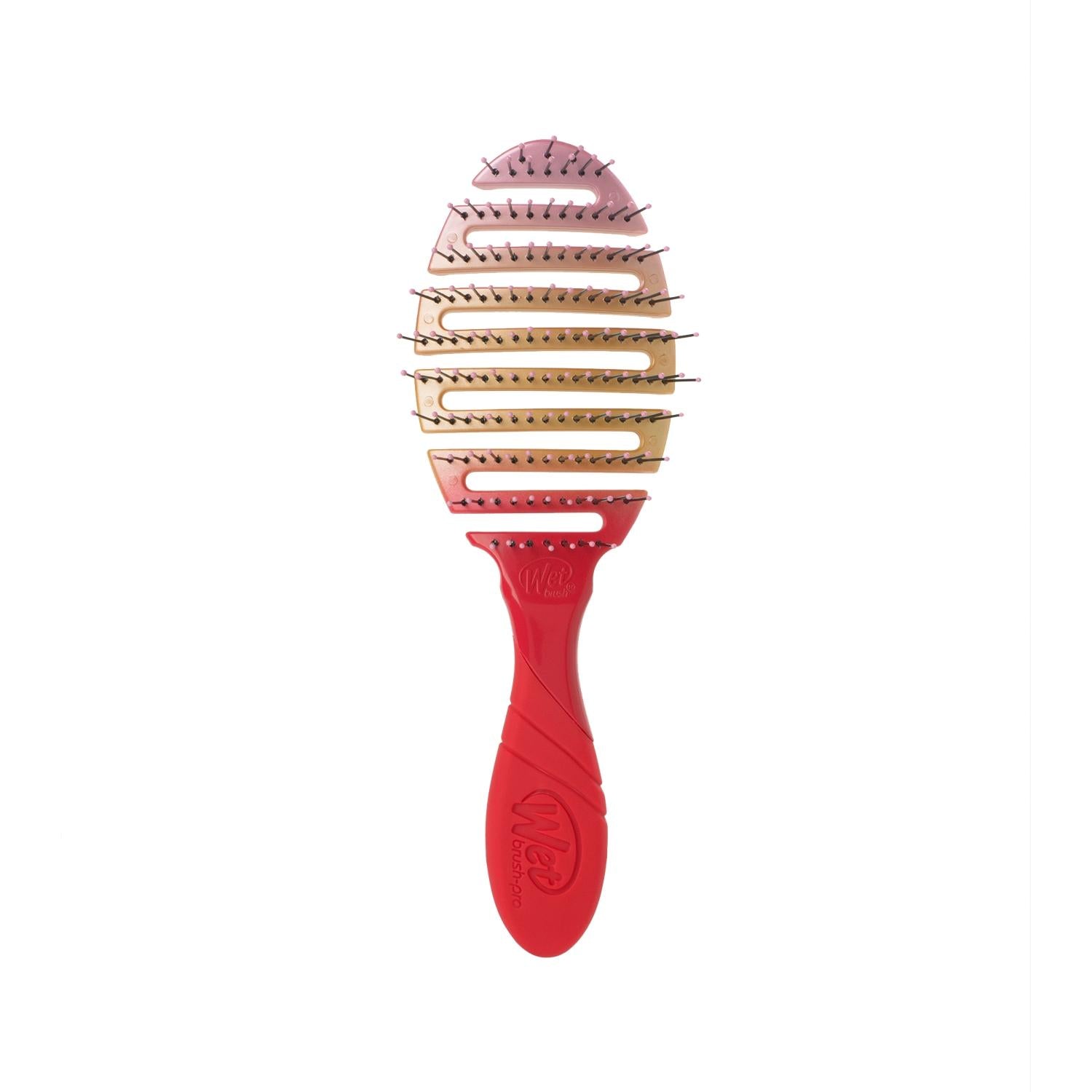 Wet Brush Pro Flex Dry Coral Ombre Hair Brush - Gentle Detangling & Styling for Curly Hair Wet Brush Pro Flex Dry Coral Ombre Hair Brush Wet Brush Pro Flex, Dry Hair Brush, Coral Ombre Hair Brush, Detangling Hair Brush, Flexible Hair Brush, Hair Care, Hair Styling Tools, Gentle Detangling, Curly Hair Solutions, Hair Brushes, Personal Care, Beauty Tools