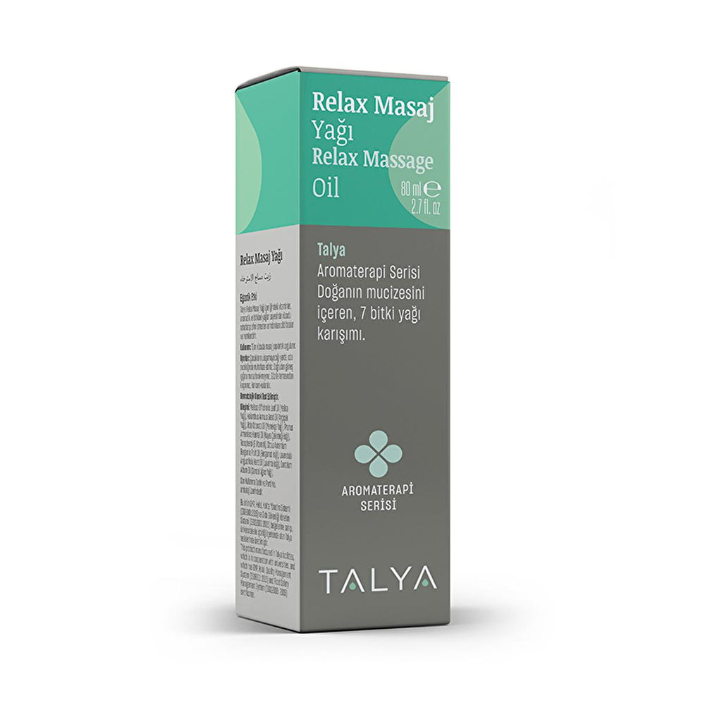Talya Relax Aromatic Massage Oil - 2.71 fl oz - Natural Relaxation & Flexibility - Body Oil