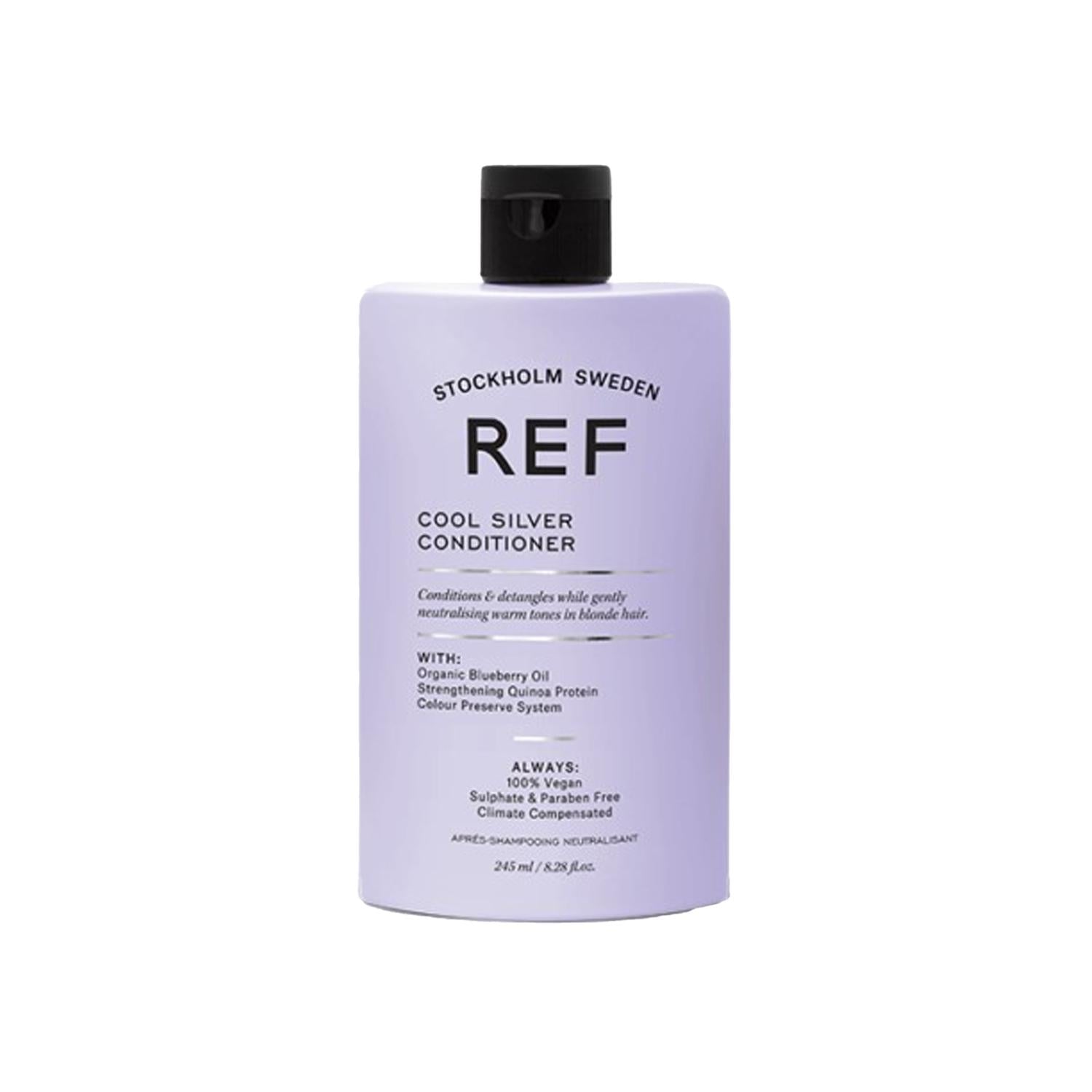 REF Hair Care for Blonde and Silver Hair - Specialized Moisturizing Cream, 8.29 fl oz REF Blonde & Silver Hair Care Cream - 8.29 fl oz Hair care for blonde hair, Silver hair maintenance, Specialized hair cream, Moisturizing hair treatment, Color-protecting hair care, Blonde hair care products, Silver hair products, Hair nourishment, Hair color preservation, Hair care solutions