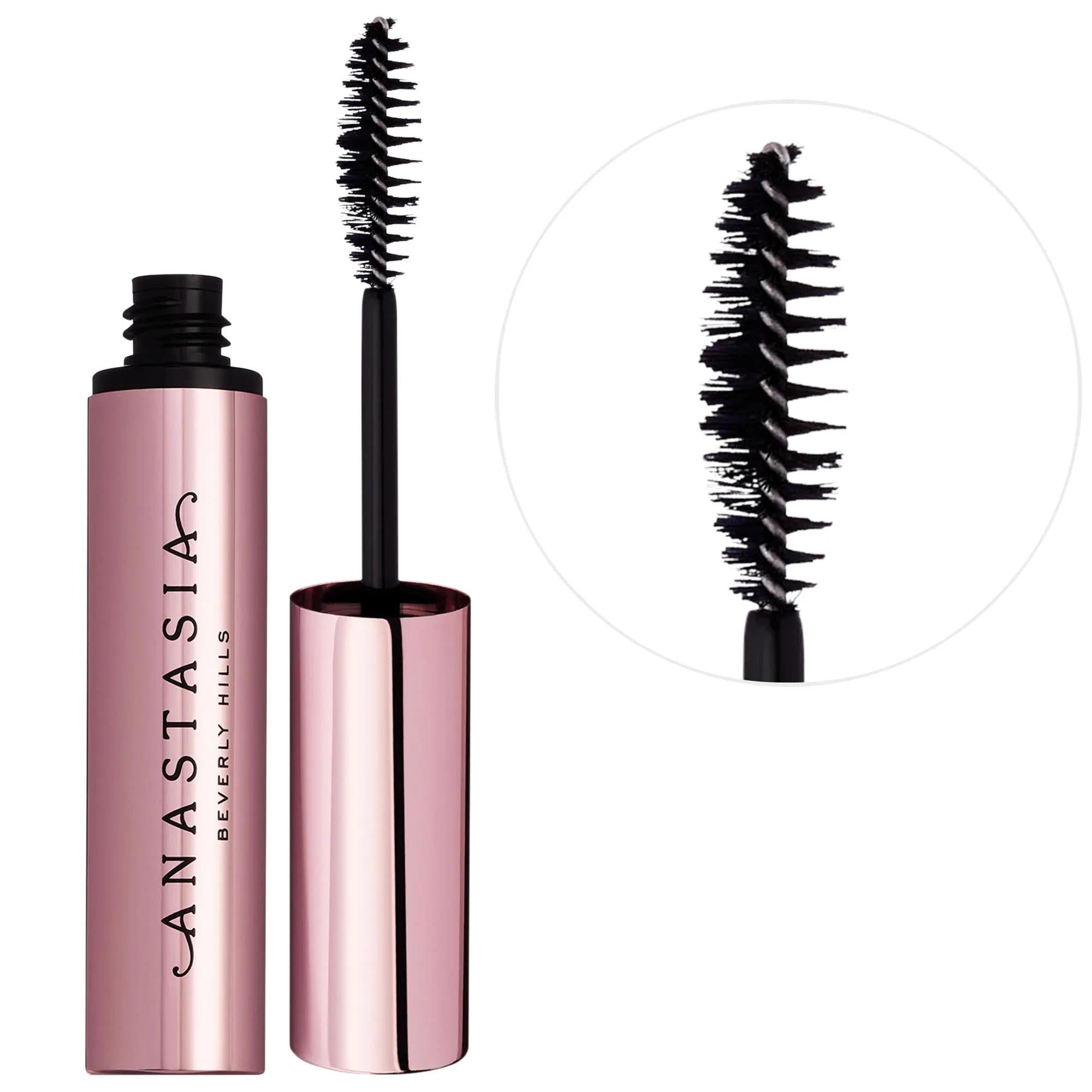 Anastasia Beverly Hills Mini Clear Brow Gel Flexible Medium-Hold Eyebrow Setter Clear Brow Gel for Perfect Brows clear eyebrow gel, brow setter, medium-hold eyebrow gel, eyebrow grooming, lightweight brow gel, brow gel, clear gel, eyebrow setter, makeup, eye makeup, brow products, grooming, beauty, cosmetics