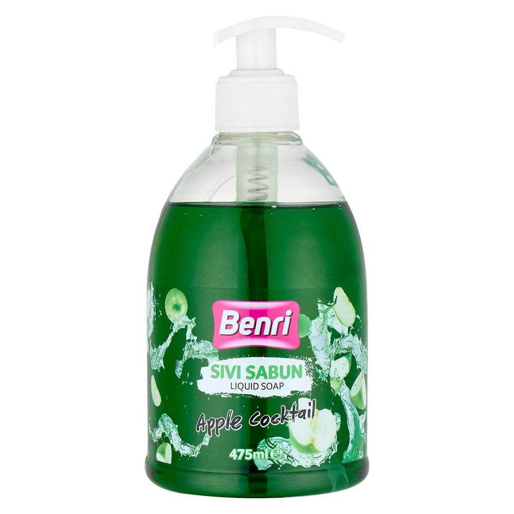 Benri Apple Cocktail Liquid Hand Soap Fresh Scent 475 ml